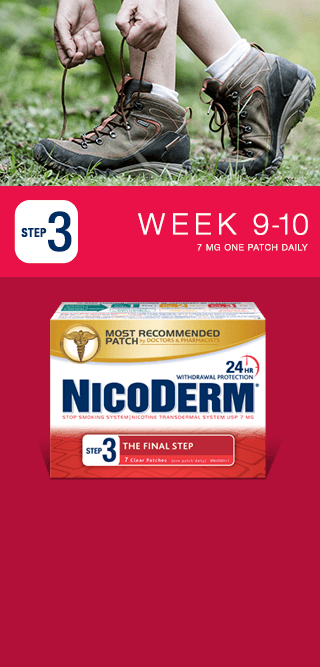Nicoderm Step 3 - 7 MG Nicotine Patch