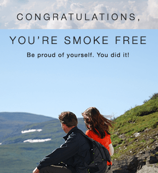 Congratulations, You're Smoke Free