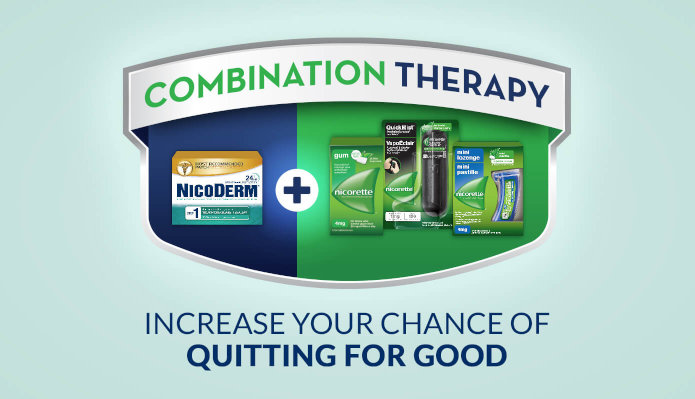 Increase your chances of quitting for good with Combination Therapy